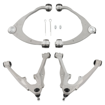 Suspension Upper Lower Control Arm Set For 2014-2016 compatible for Chevy Silverado Sierra 1500