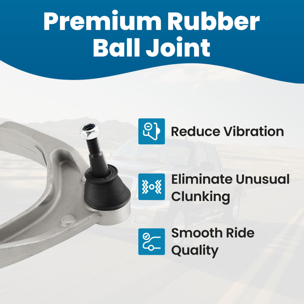 Suspension Upper Lower Control Arm Set For 2014-2016 compatible for Chevy Silverado Sierra 1500