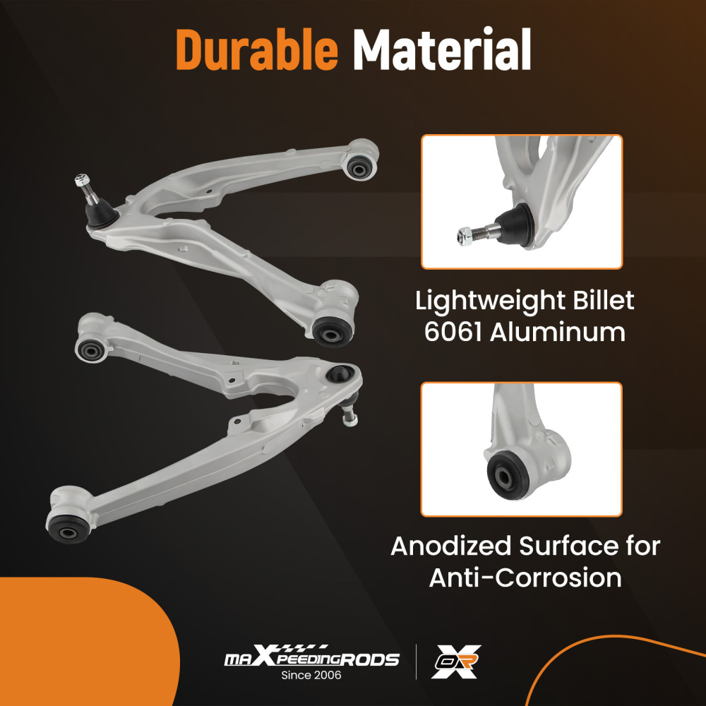 Aluminum Front Lower Control Arm Ball Joint compatible for Silverado Sierra 1500 2014-2017