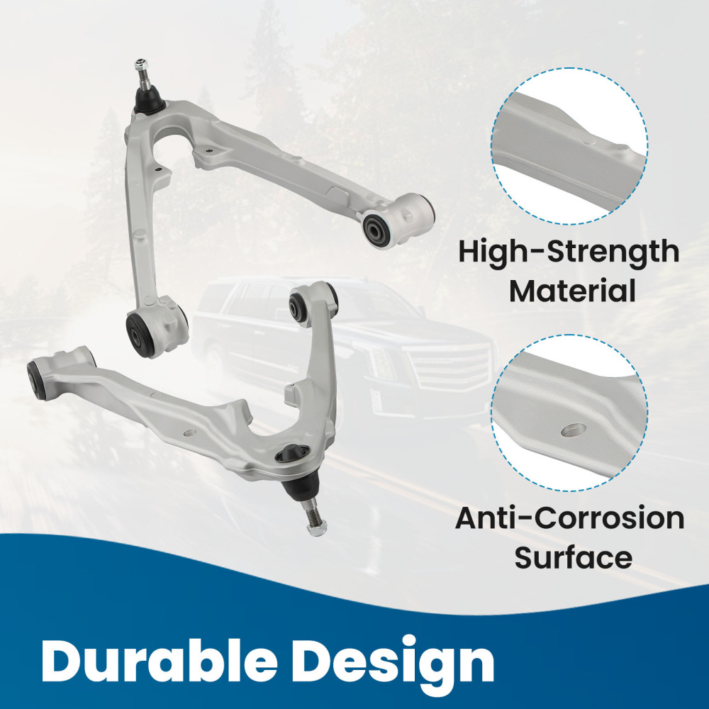 Aluminum Front Lower Control Arm Ball Joint LH RH compatible for Chevy Silverado 2014-2017
