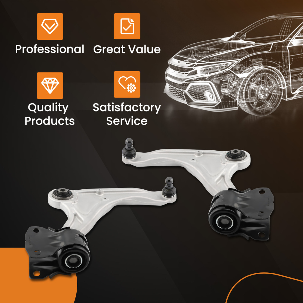 Front Lower Control Arms w/Ball Joint compatible for Ford Fusion compatible for Lincoln MKZ 2013-2020