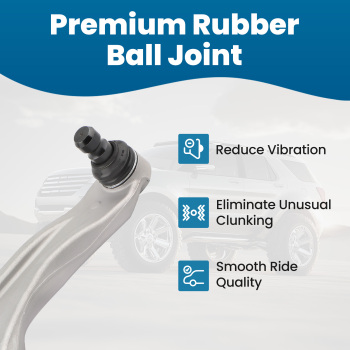 Front Lower Control Arms Tie Rods Sway Bars compatible for Ford Fusion compatible for Lincoln MKZ 13 - 16