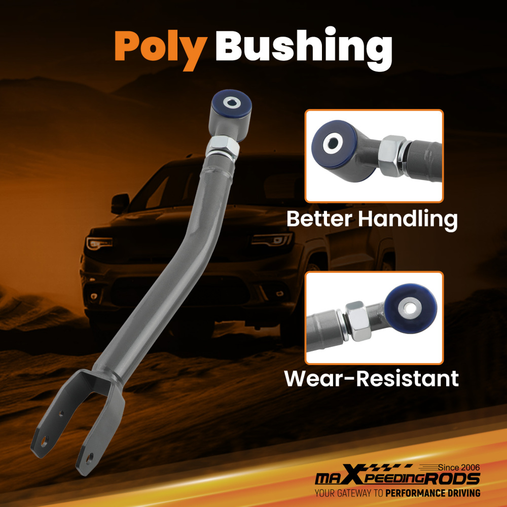 Heavy Duty Adjustable Front Upper Control Arm compatible for Jeep Wrangler JL JLU 2018+