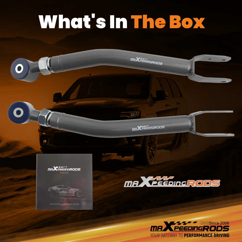 Heavy Duty Adjustable Front Upper Control Arm compatible for Jeep Wrangler JL JLU 2018+