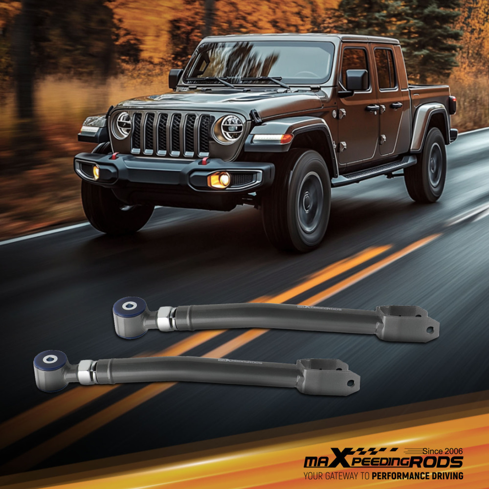 Heavy Duty Adjustable Front Upper Control Arm compatible for Jeep Wrangler JL JLU 2018+