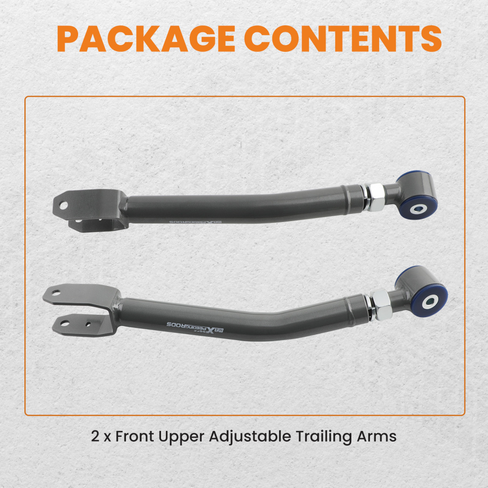 Heavy Duty Adjustable Front Upper Control Arm compatible for Jeep Wrangler JL JLU 2018+