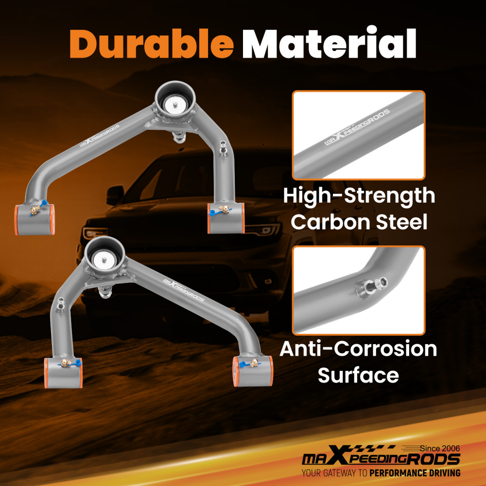 2x Suspension Front Upper Control Arm 2-4 Lift Kit compatible for GMC Yukon XL 2015-2020