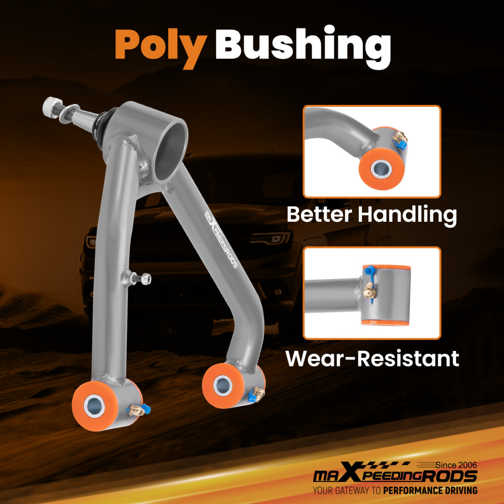 2x Suspension Front Upper Control Arm 2-4 Lift Kit compatible for GMC Yukon XL 2015-2020