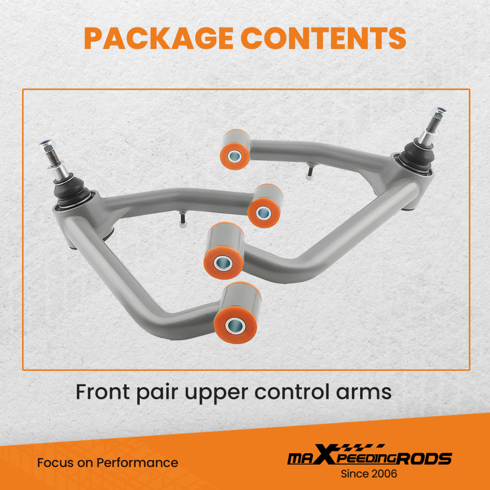 2x Suspension Front Upper Control Arm 2-4 Lift Kit compatible for GMC Yukon XL 2015-2020