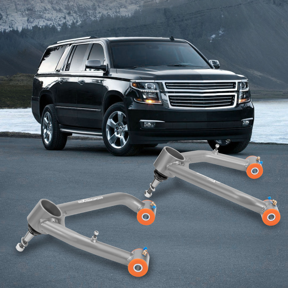 2x Suspension Front Upper Control Arm 2-4 Lift Kit compatible for GMC Yukon XL 2015-2020