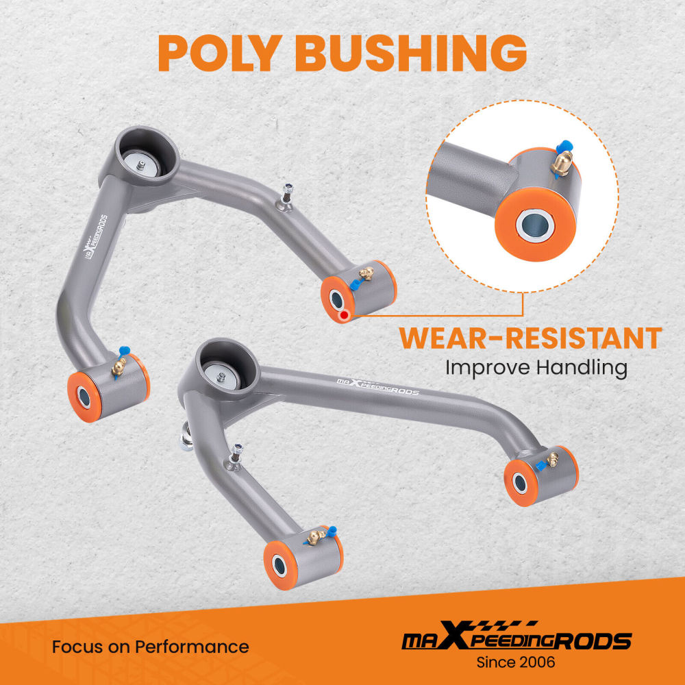 2x Suspension Front Upper Control Arm 2-4 Lift Kit compatible for GMC Yukon XL 2015-2020