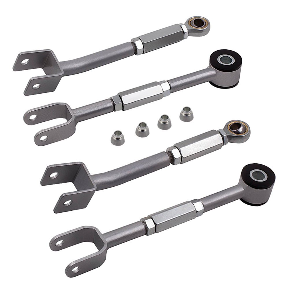Adjustable Rear Camber/Control Arm + Toe Traction Kit Compatible for Nissan 350Z Z33 2003-2009