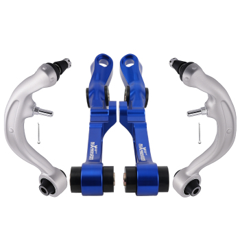 4pc Suspension Kit Front Lower Control Arms compatible for Nissan 350Z compatible for Infiniti G35 Coupe