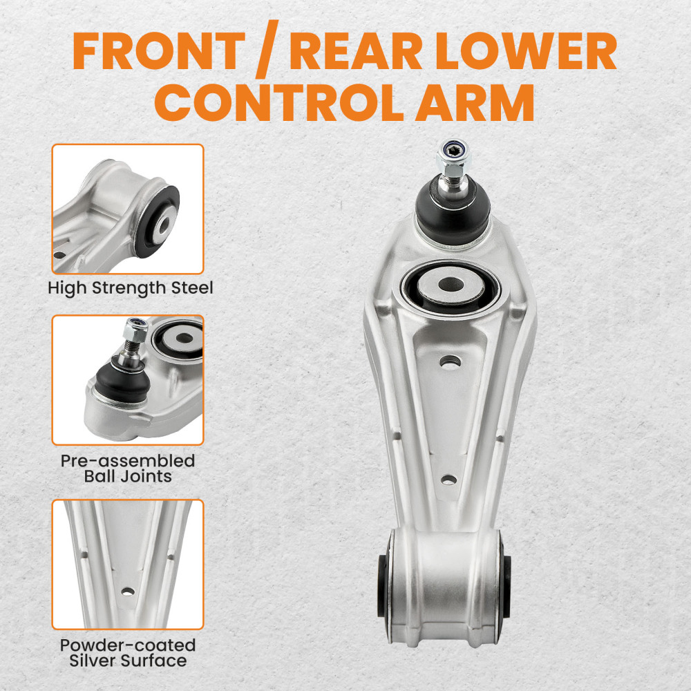 4x Rear Lower Control Arm w/ Ball Joint L / R compatible for Porsche Boxster 911 CaymanP