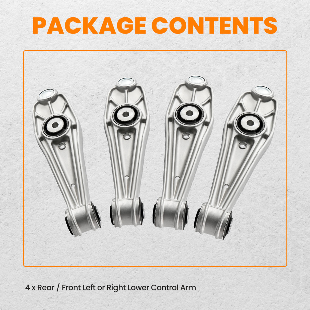 4x Rear Lower Control Arm w/ Ball Joint L / R compatible for Porsche Boxster 911 CaymanP