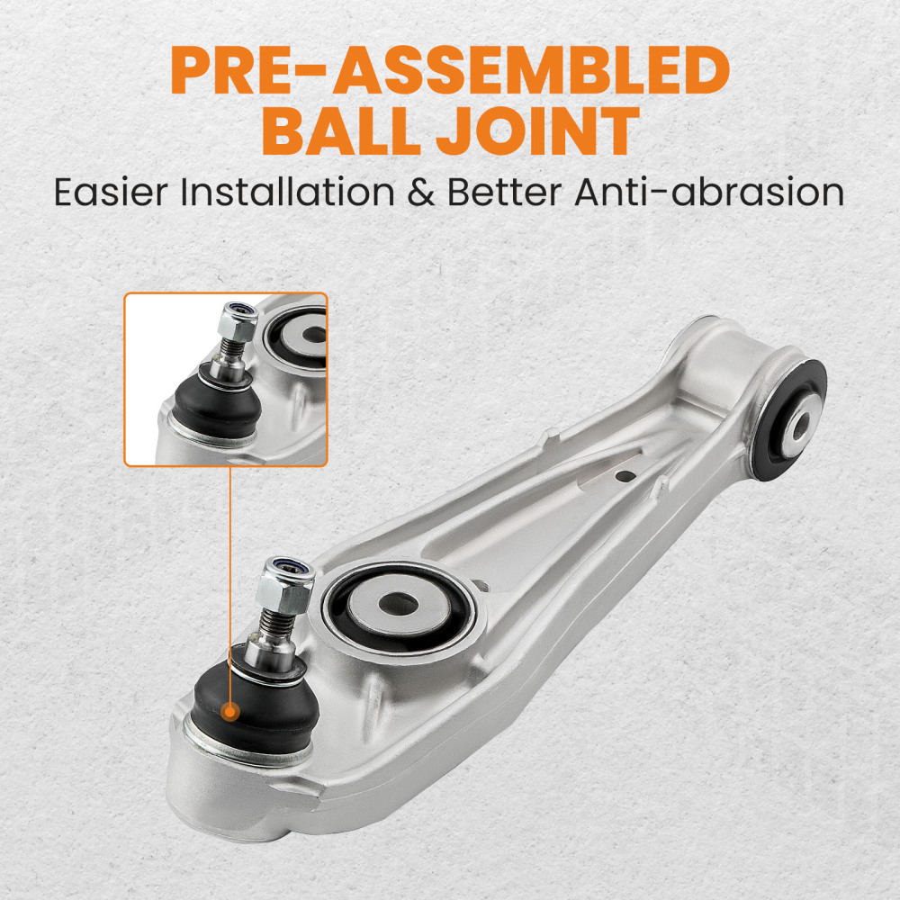 Front Rear Lower Suspension Coffin Arm Ball Joint compatible for Porsche 911 996 1997-2012