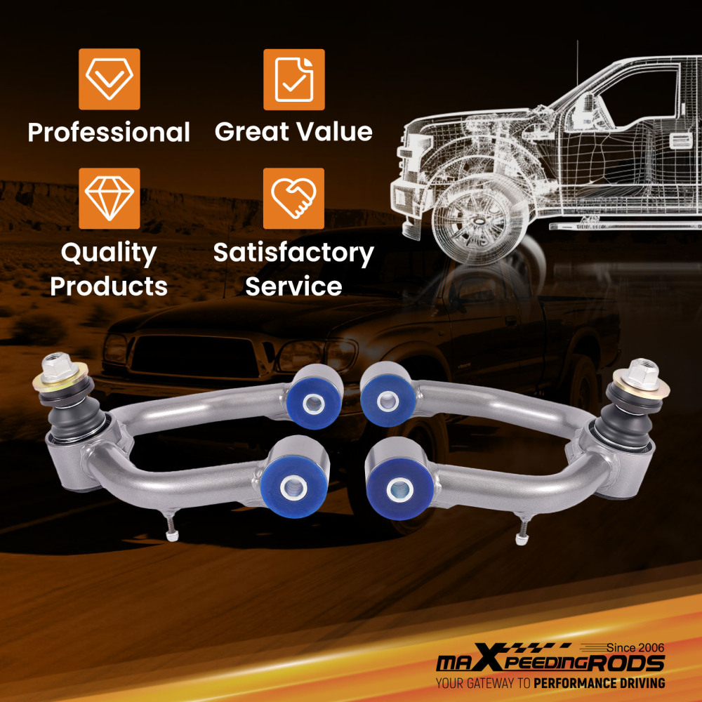 Suspension Kit Front Upper Control Arms 2-4inch Lift For Toyota Tacoma 1995-2004	