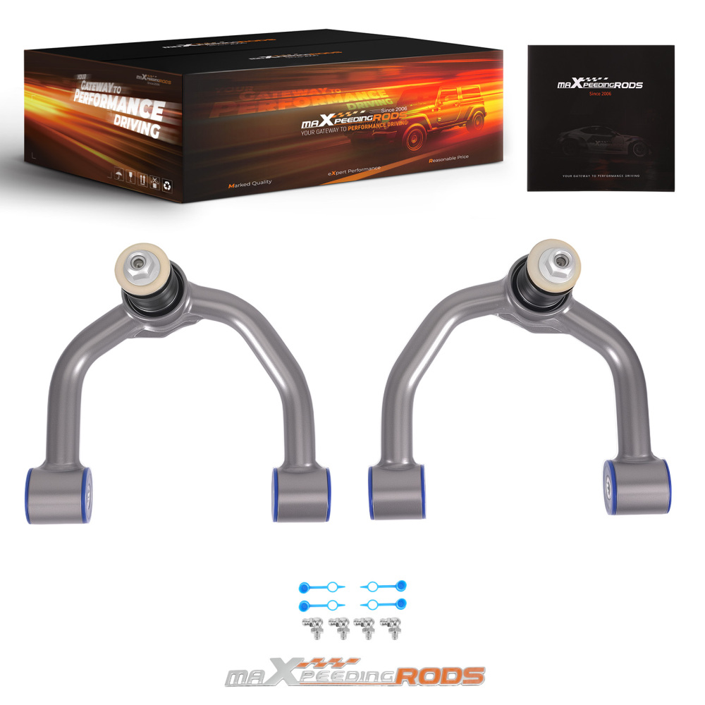 2x Front Upper Control Arm 2-4 Lift compatible for Toyota Tacoma 95-2004 compatible for 4Runner 1996-2002