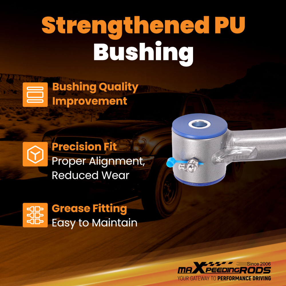 Suspension Kit Front Upper Control Arms 2-4inch Lift For Toyota Tacoma 1995-2004	