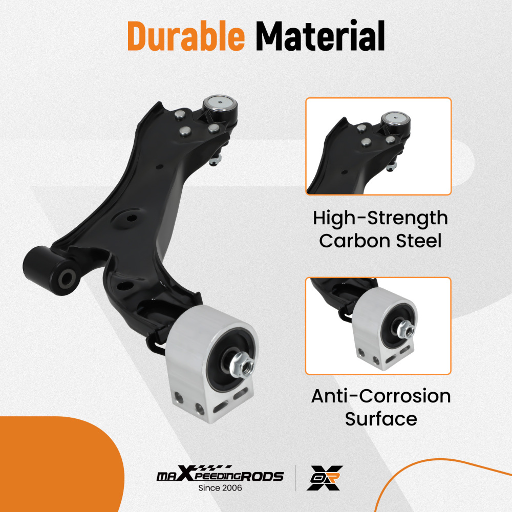 Front Left Lower Control Arm w/Ball Joint for 2010-17 compatible for Chevy Equinox GMC Terrain