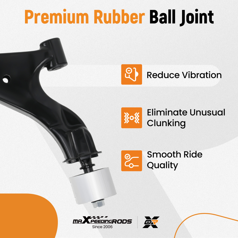 Front Left Lower Control Arm w/Ball Joint for 2010-17 compatible for Chevy Equinox GMC Terrain