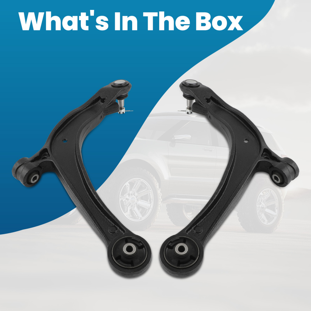 Pair Front Lower Control Arms w/ Ball Joints For 2011-2017 compatible for Honda Odyssey 3.5L V6