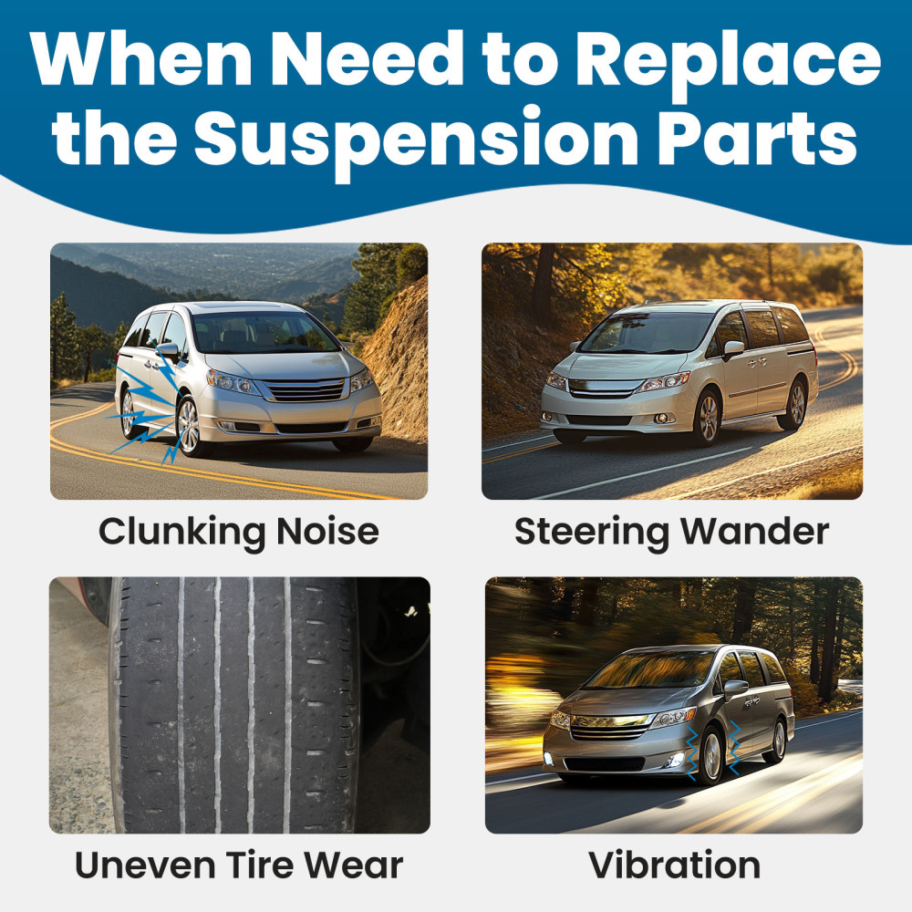 Pair Front Lower Control Arms w/ Ball Joints For 2011-2017 compatible for Honda Odyssey 3.5L V6