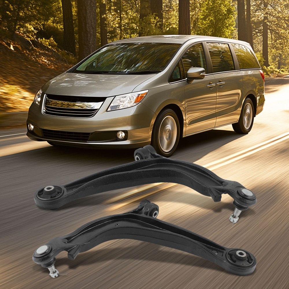Pair Front Lower Control Arms w/ Ball Joints For 2011-2017 compatible for Honda Odyssey 3.5L V6