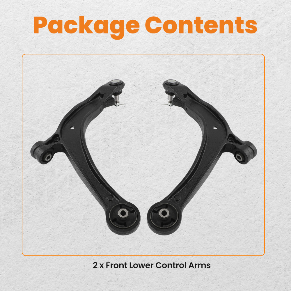 Pair Front Lower Control Arms w/ Ball Joints For 2011-2017 compatible for Honda Odyssey 3.5L V6