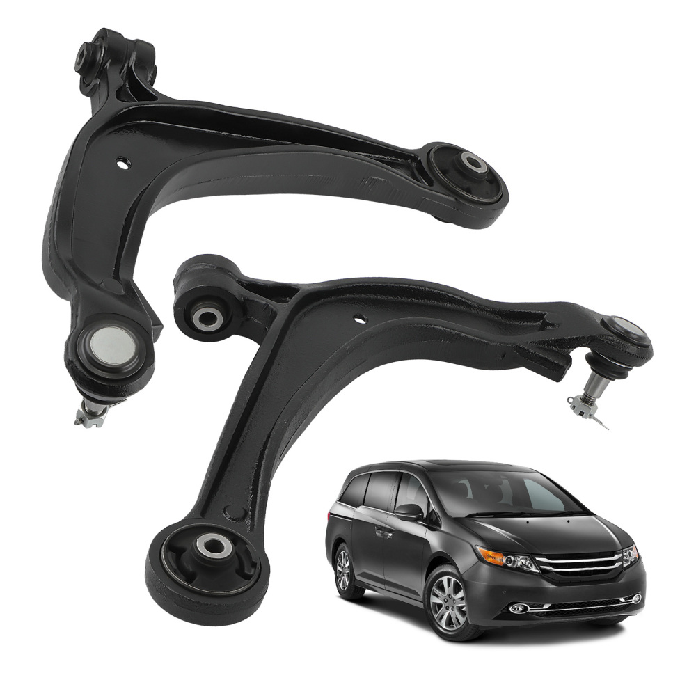 Pair Front Lower Control Arms w/ Ball Joints For 2011-2017 compatible for Honda Odyssey 3.5L V6