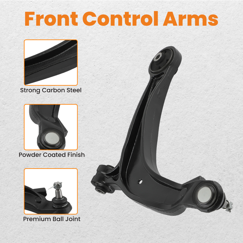 Pair Front Lower Control Arms w/ Ball Joints For 2011-2017 compatible for Honda Odyssey 3.5L V6