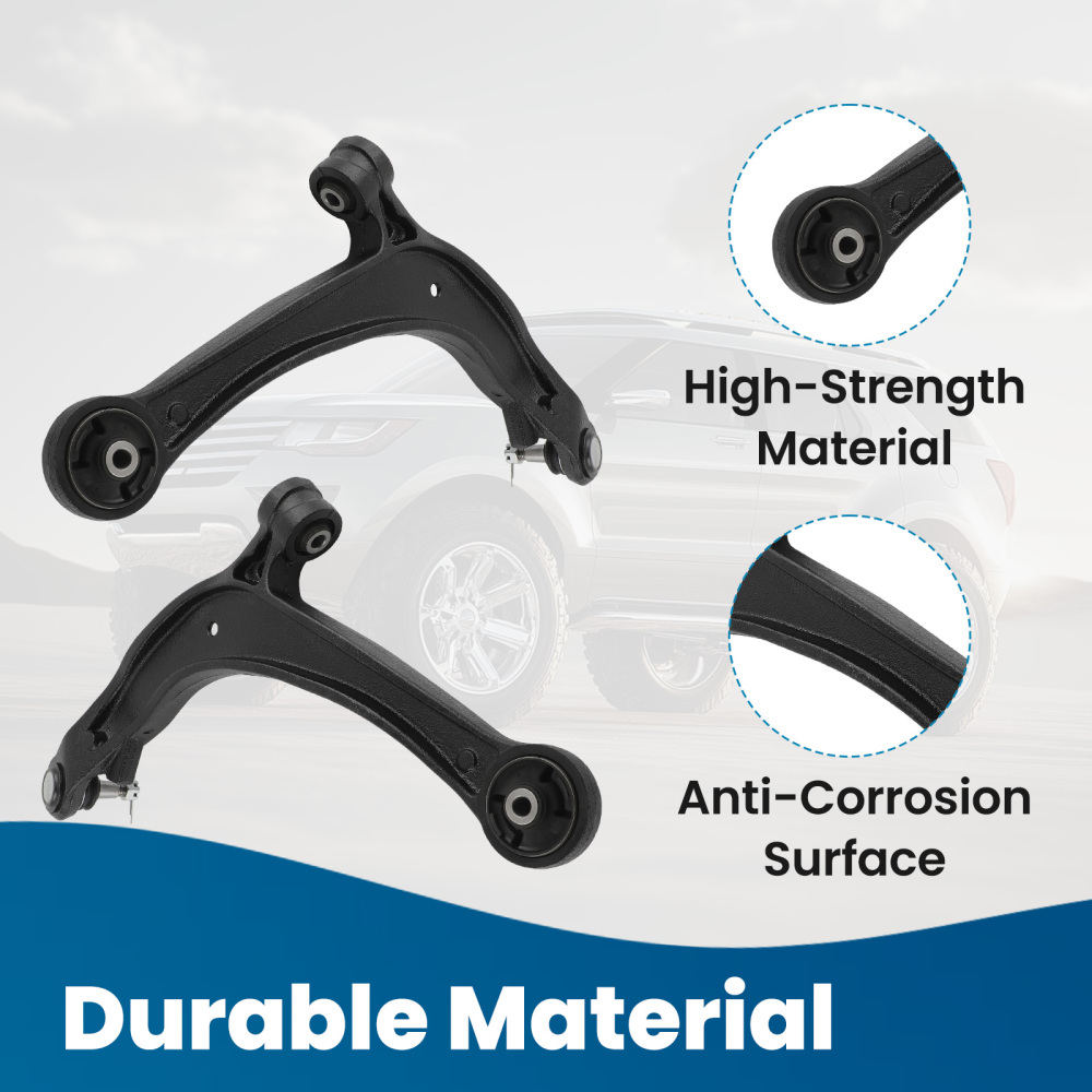 Pair Front Lower Control Arms w/ Ball Joints For 2011-2017 compatible for Honda Odyssey 3.5L V6