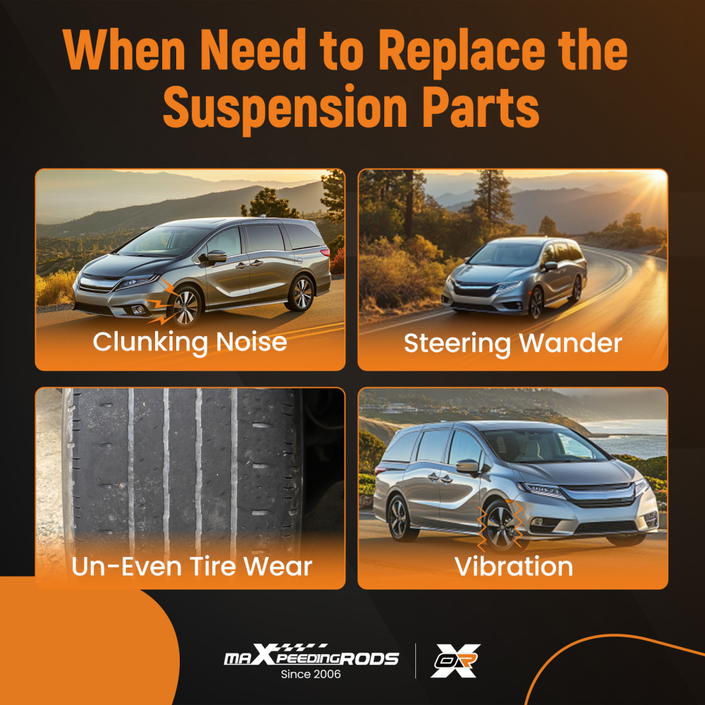 Suspension Front Lower Control Arms LeftRight For 2011-2017 compatible for Honda Odyssey