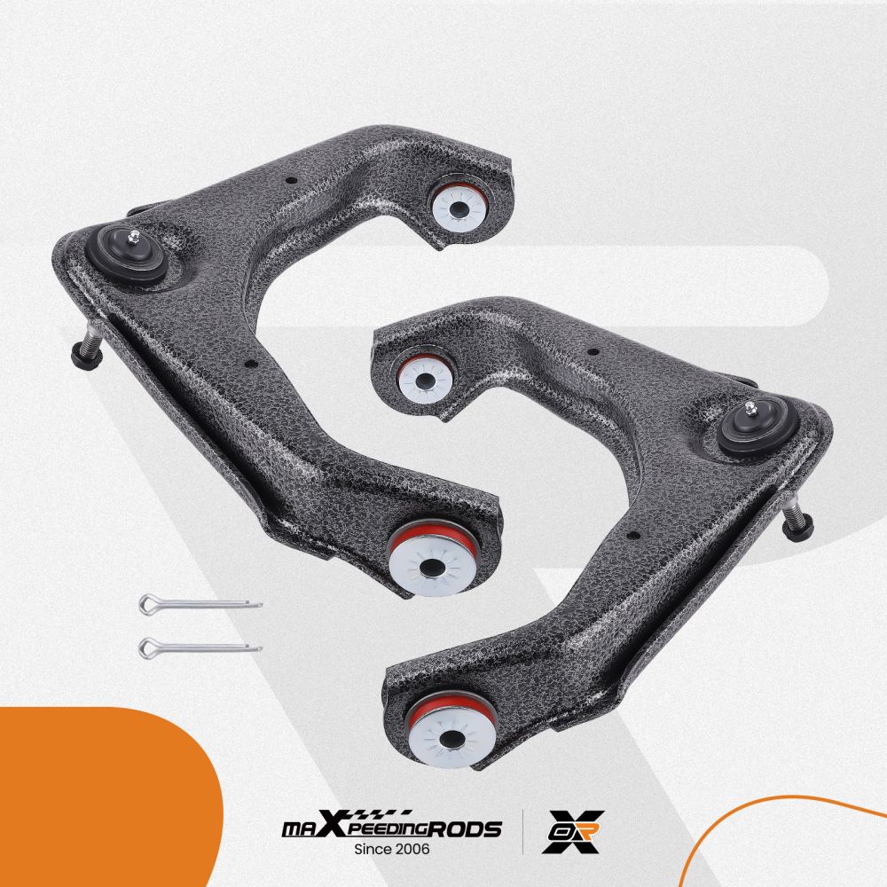 2x Front Upper Control Arms w/ Ball Joints compatible for Chevy Silverado 2500 HD 6.0L V8