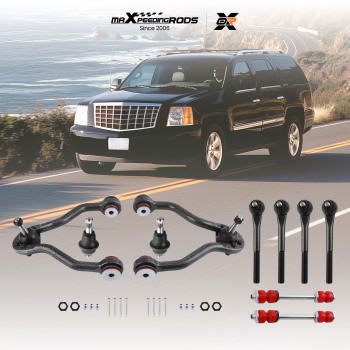 Front Upper Control Arm Sway Bars Kit For 1995-1999 compatible for Chevy K1500 K2500 compatible for Tahoe 4WD