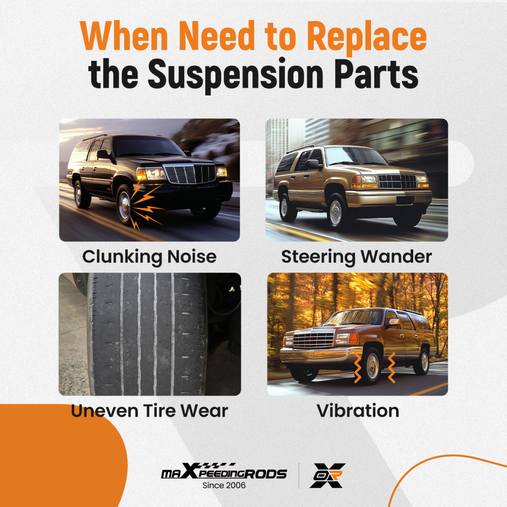 15x Front Upper Control Arms Ball Joint Sway Bar compatible for Chevy GMC K1500 compatible for Tahoe Yukon