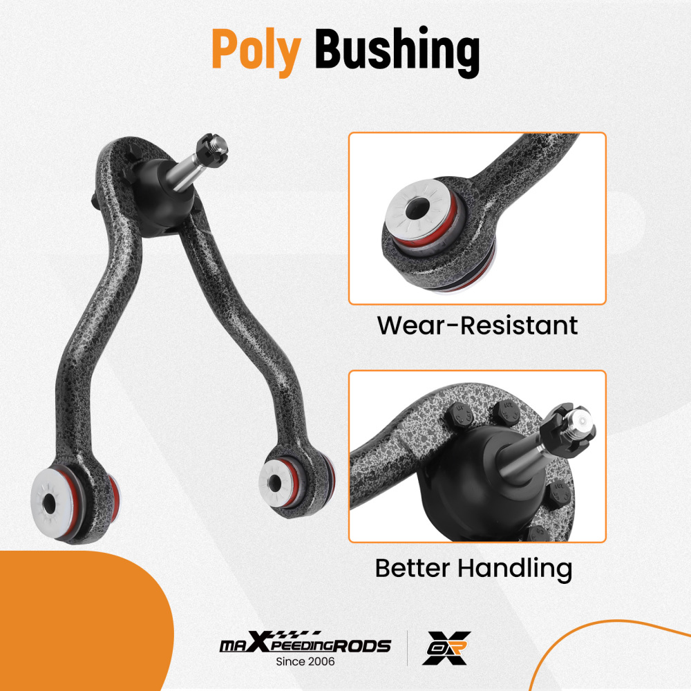 15x Front Upper Control Arms Ball Joint Sway Bar compatible for Chevy GMC K1500 compatible for Tahoe Yukon