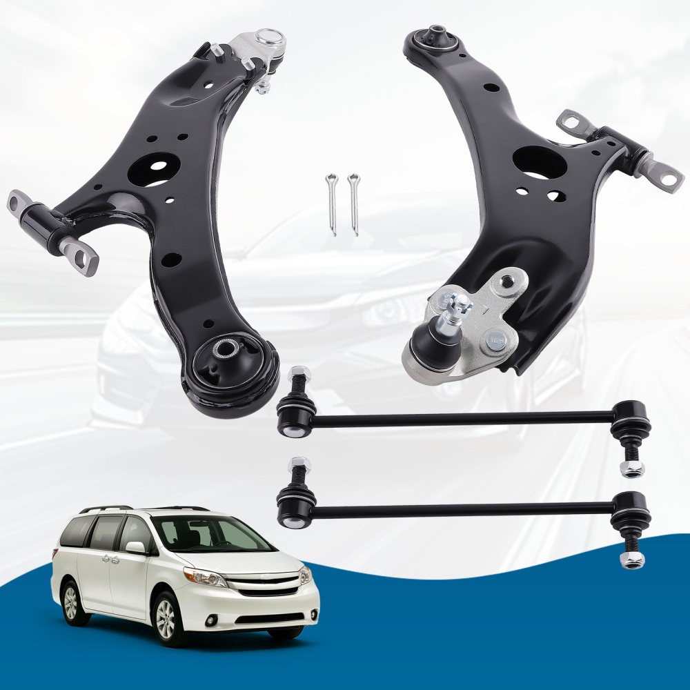 Front Lower Control Arms With Ball Joint Assembly For 2011-2020 compatible for Toyota Sienna