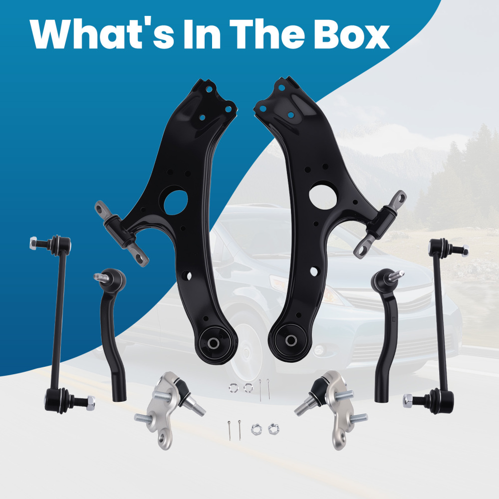 maXpeedingrods 6Pcs Front Lower Control Arm Kit compatible for Toyota Sienna 2011-2020