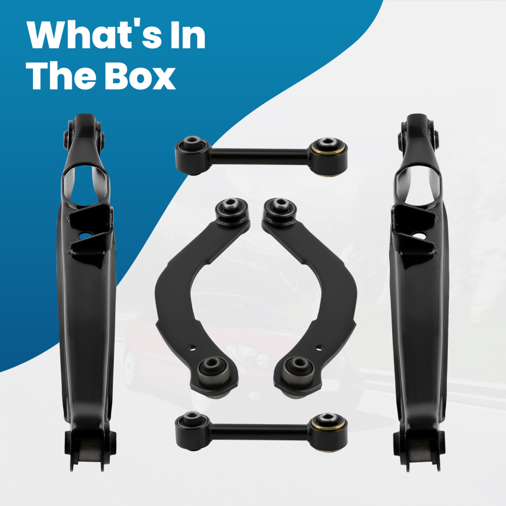 Rear Upper Lower Control Arms Lateral Toe Arms compatible for Jeep Compass Patriot 2007-17