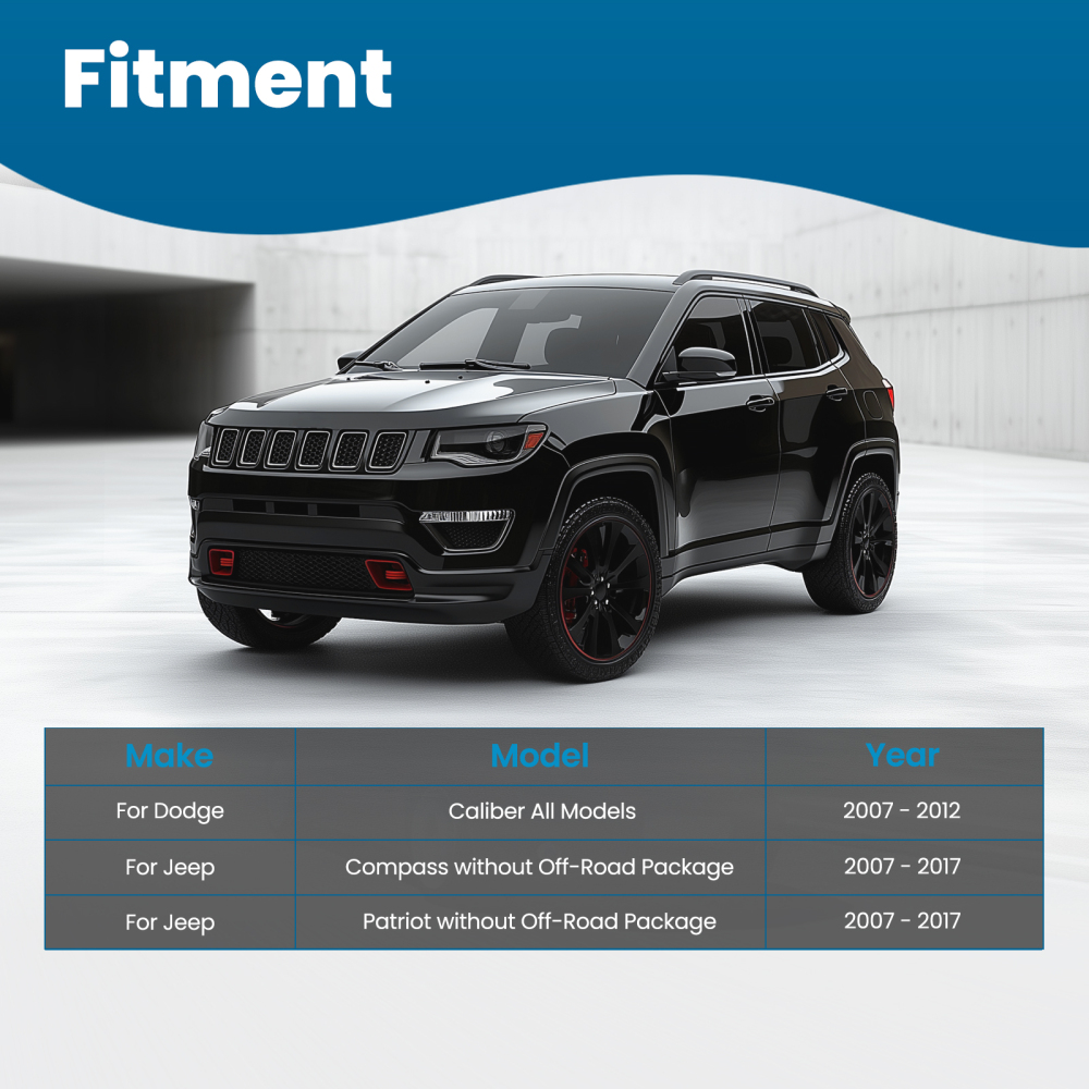 Rear Upper Lower Control Arms Lateral Toe Arms compatible for Jeep Compass Patriot 2007-17