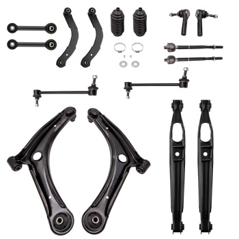 16pc Front Rear Suspension Kit for 2007-2019 compatible for Jeep Patriot Compass compatible for Dodge Caliber