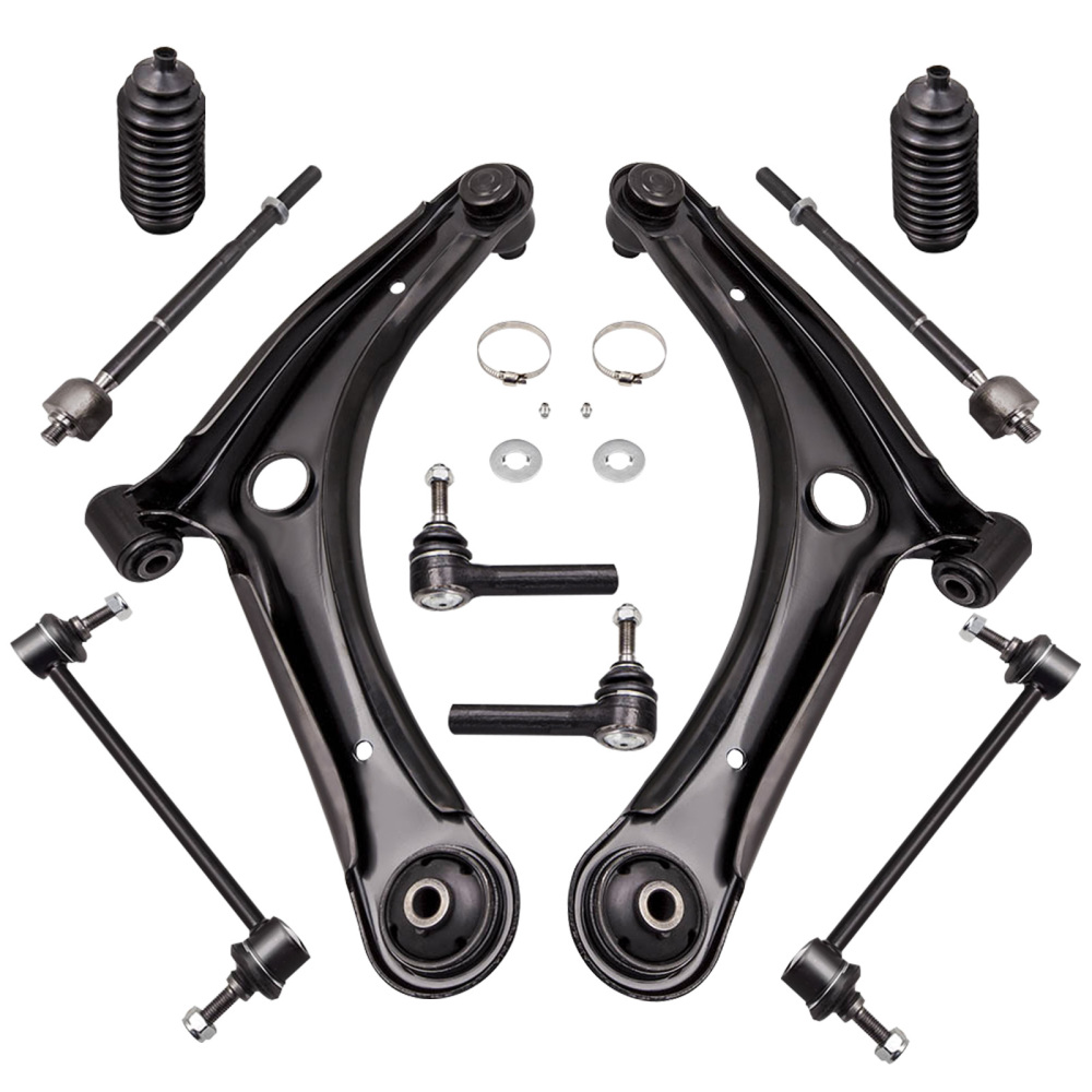 16pc Front Rear Suspension Kit for 2007-2019 compatible for Jeep Patriot Compass compatible for Dodge Caliber