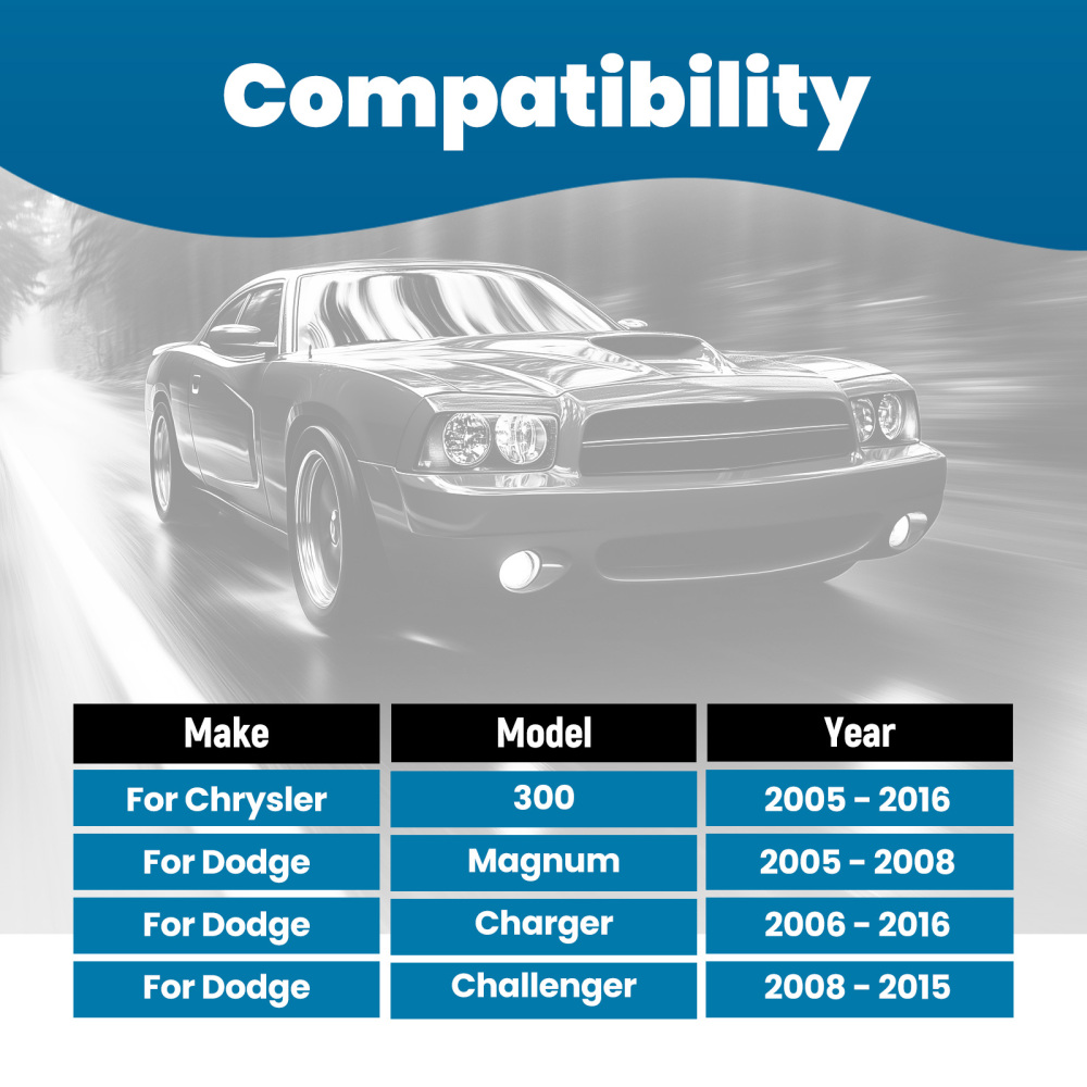 10pc Rear Suspension Control Arm Strut Rod Lateral Arm LHRH compatible for Dodge Charger