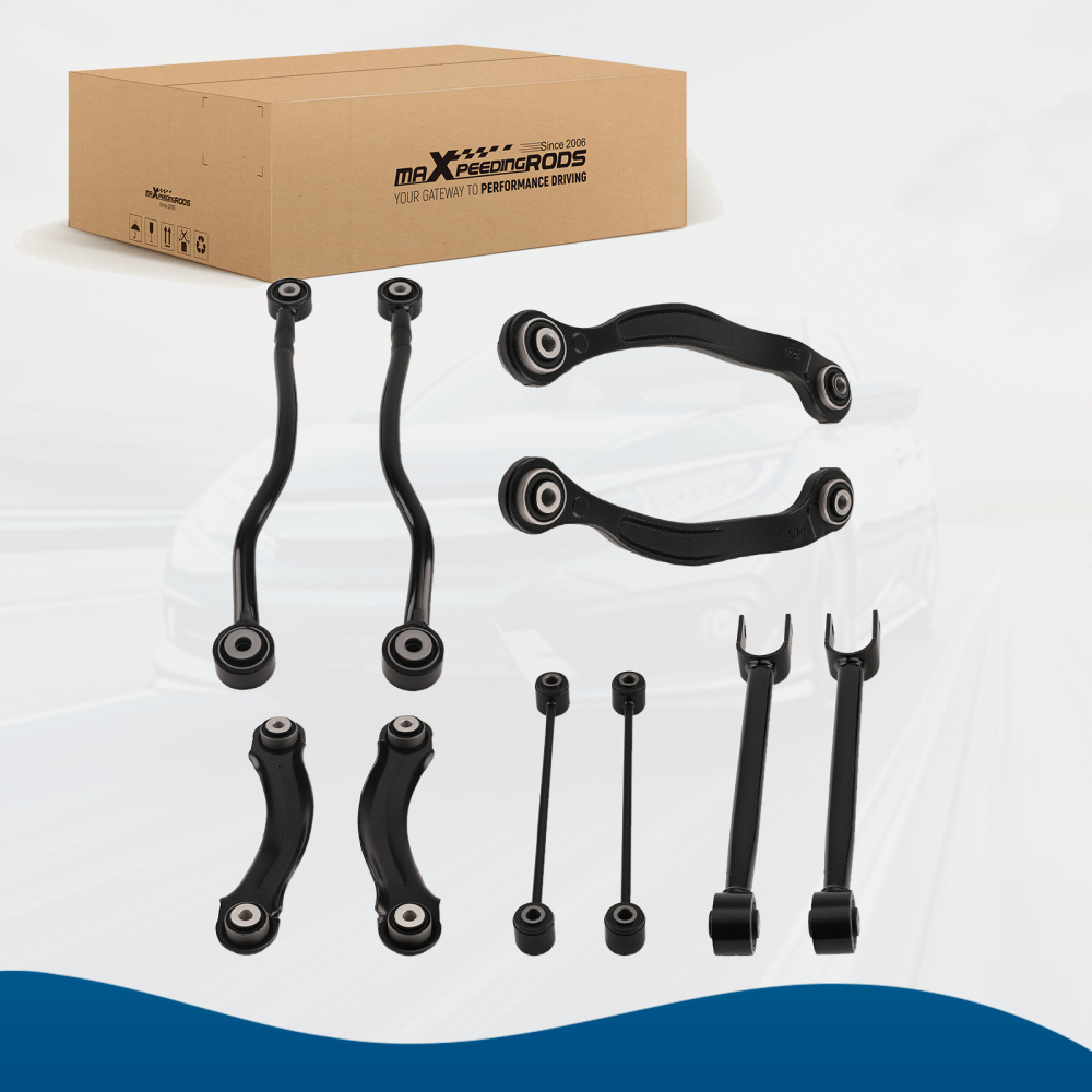 10pc Rear Suspension Control Arm Strut Rod Lateral Arm LHRH compatible for Dodge Charger