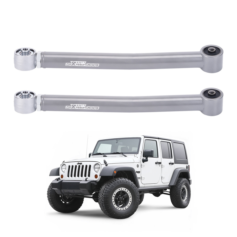 Front Lower Adjustable Control Arms 0-6 Lift compatible for Jeep Wrangler JK 2007-2018 4WD