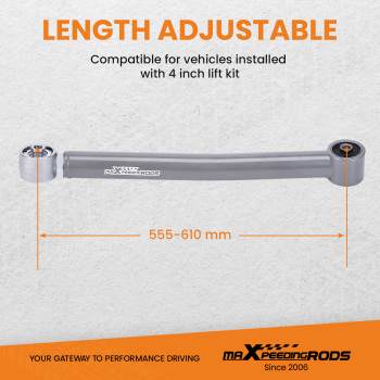 Front Lower Adjustable Control Arms 0-6 Lift For Jeep Wrangler JK 2007-2018 4WD