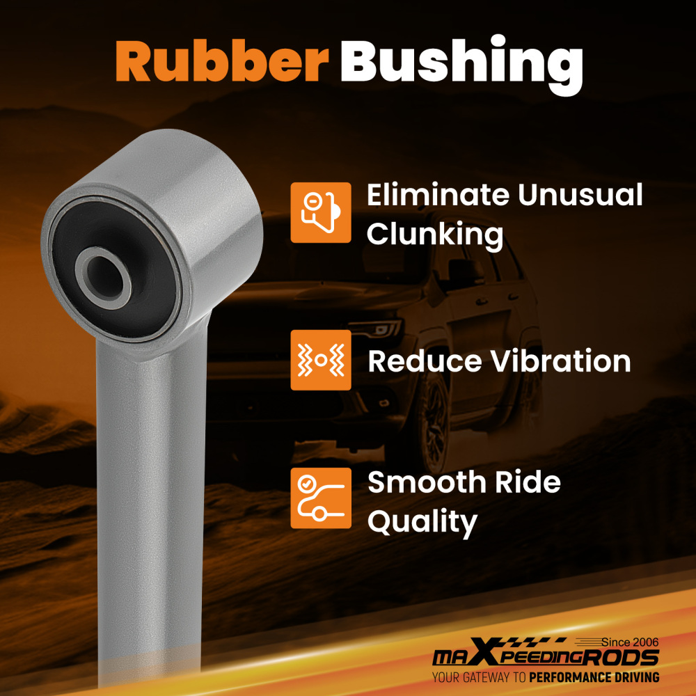 Rear Upper Adjustable Control Arm compatible for Jeep Wrangler JK Unlimited 2007-2018 4WD