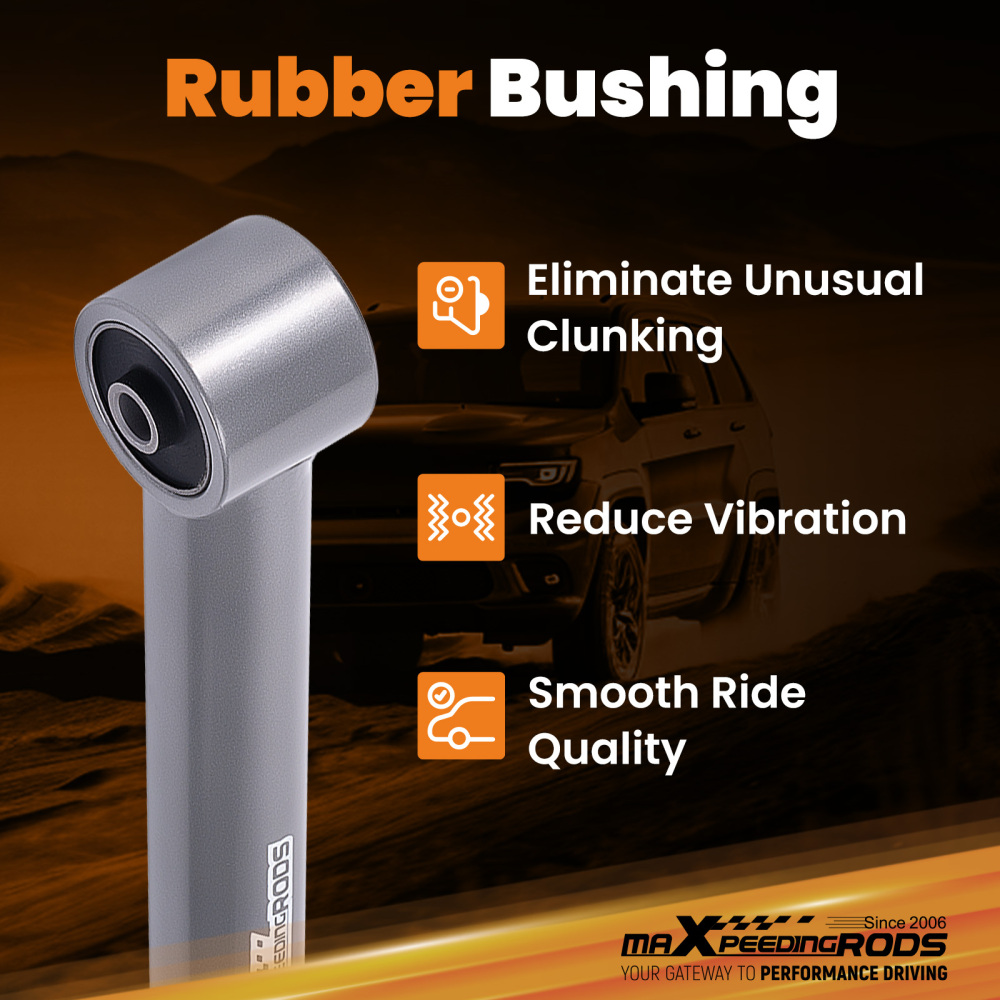 0-6 Lift Rear Upper Lower Adjustable Control Arm For Jeep Wrangler JK 2007-2018