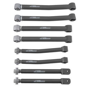 0-6 Lift Full Set Adjustable Control Arms For 2007-2018 compatible for Jeep Wrangler JK 4WD